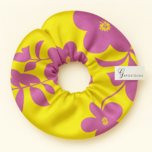 Yellow flowered Satin F